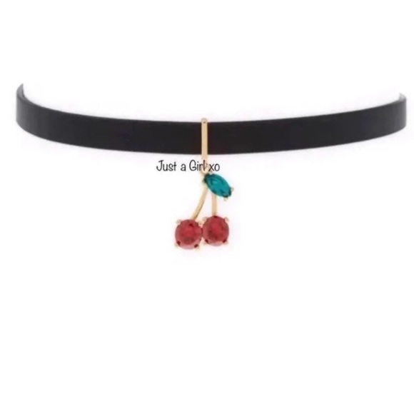 Kate Spade Ma Cherie Cherry Choker 